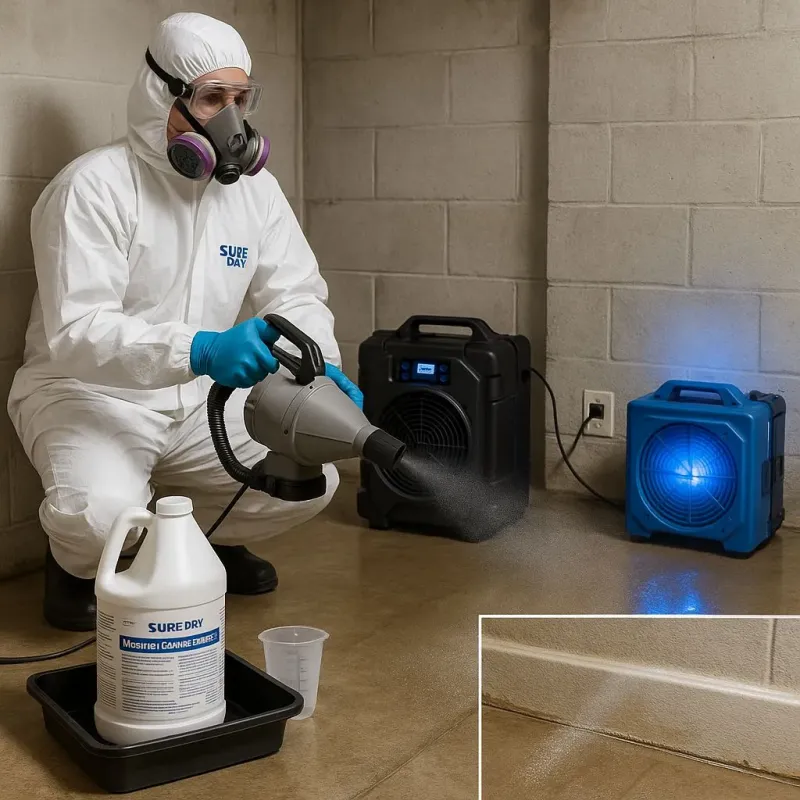 Sanitization and Odor Removal process in Fostoria, OH
